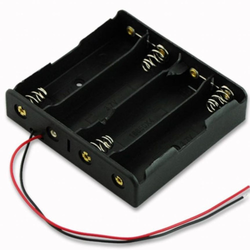 18650 Battery Holder 4 cell with wire