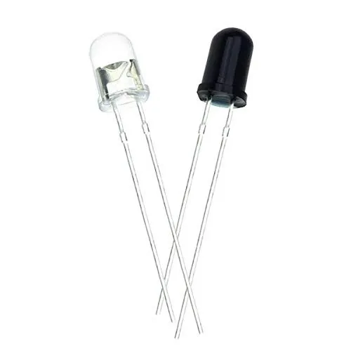5mm IR Transmitter and Receiver Pair (Infrared LED and Phototransistor) - Photodiode