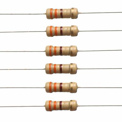 330 Ohm 1/4W Carbon Film Resistor - Pack of 10