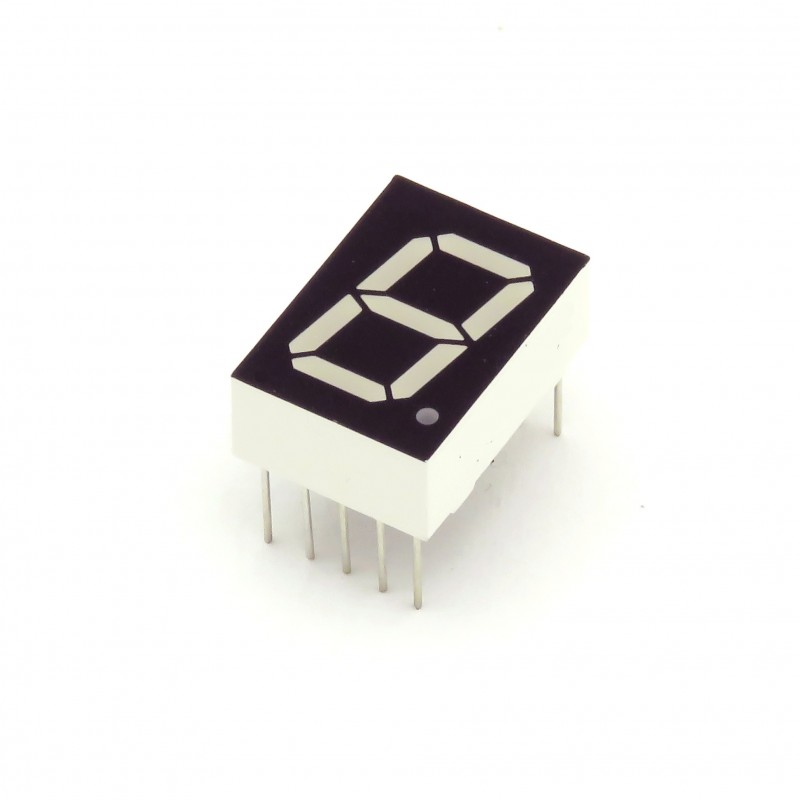 1-Digit Common Anode 7-Segment LED Display